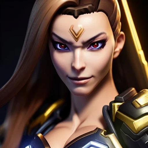 Ultra detailed fullbody Portrait in oil on canvas of overwatch character-BRIGITTE with armor,extremely detailed digital painting,ultrarealistic skin,intense stare, extremely detailed face, crystal clear eyes, mystical colors ,perfectly centered image, perfect composition, rim light, beautiful lighting,masterpiece ,8k, stunning scene, raytracing, anatomically correct, in the style of Ohrai Noriyoshi and robert e howard and Steve Jung and Wizyakuza and Simon Bisley and uncannyknack and kilory.