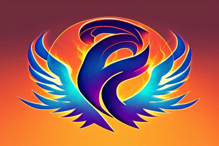 Phoenix like infinity logo