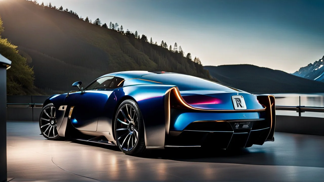 Rolls Royce Hyper car, desktop wallpaper, 4K, Cinematic