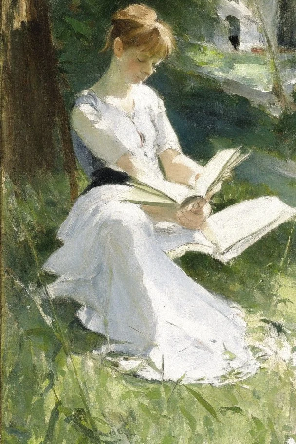 Berthe Morisot, Reading, 1873, Cleveland Museum of Art