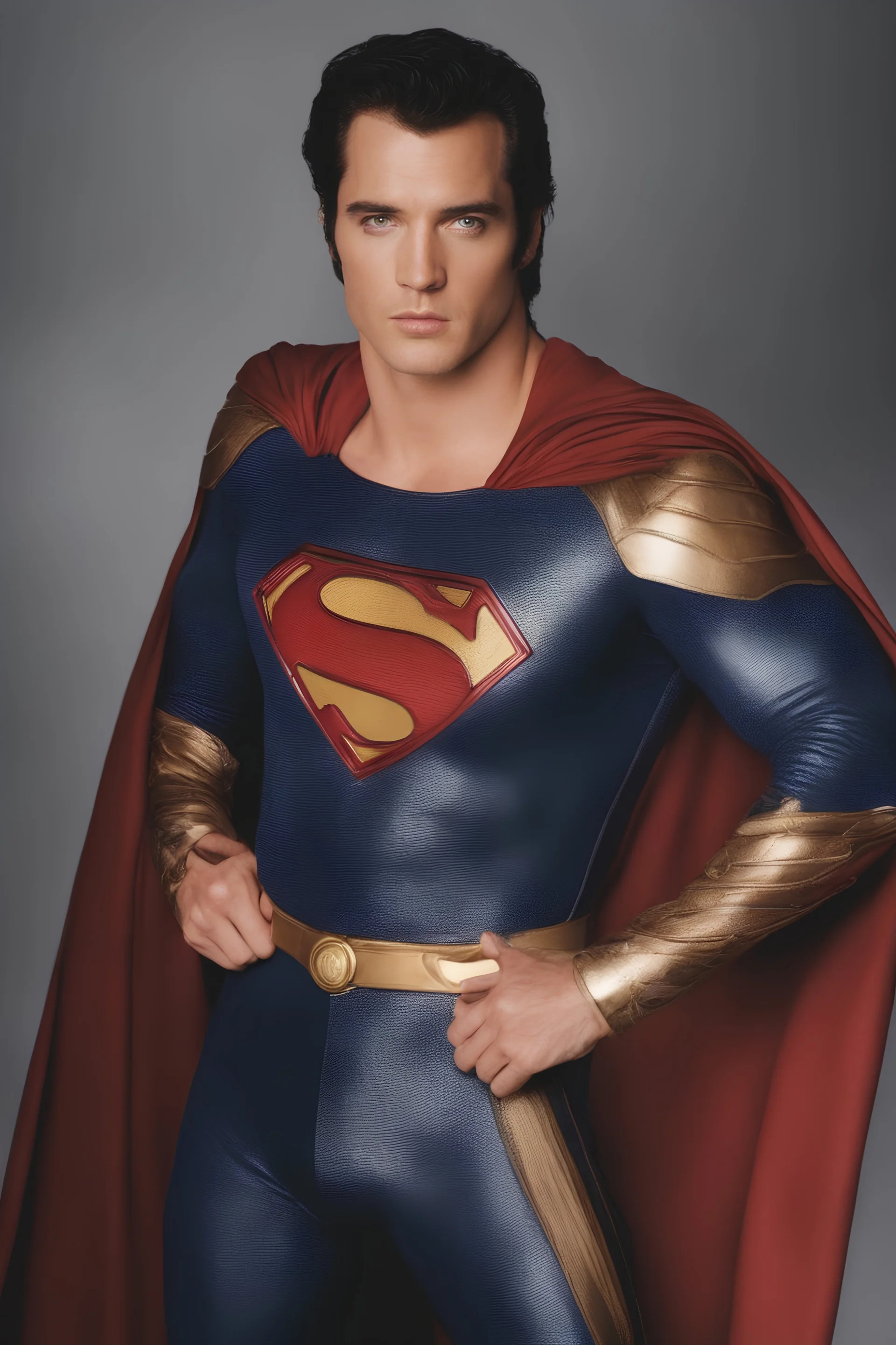 Elvis Henry Cavill Superman - full color digital photograph