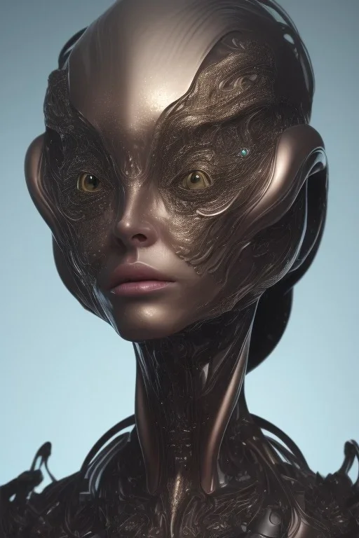 alien, ancient, 8k, finely detailed, photo realistic, female