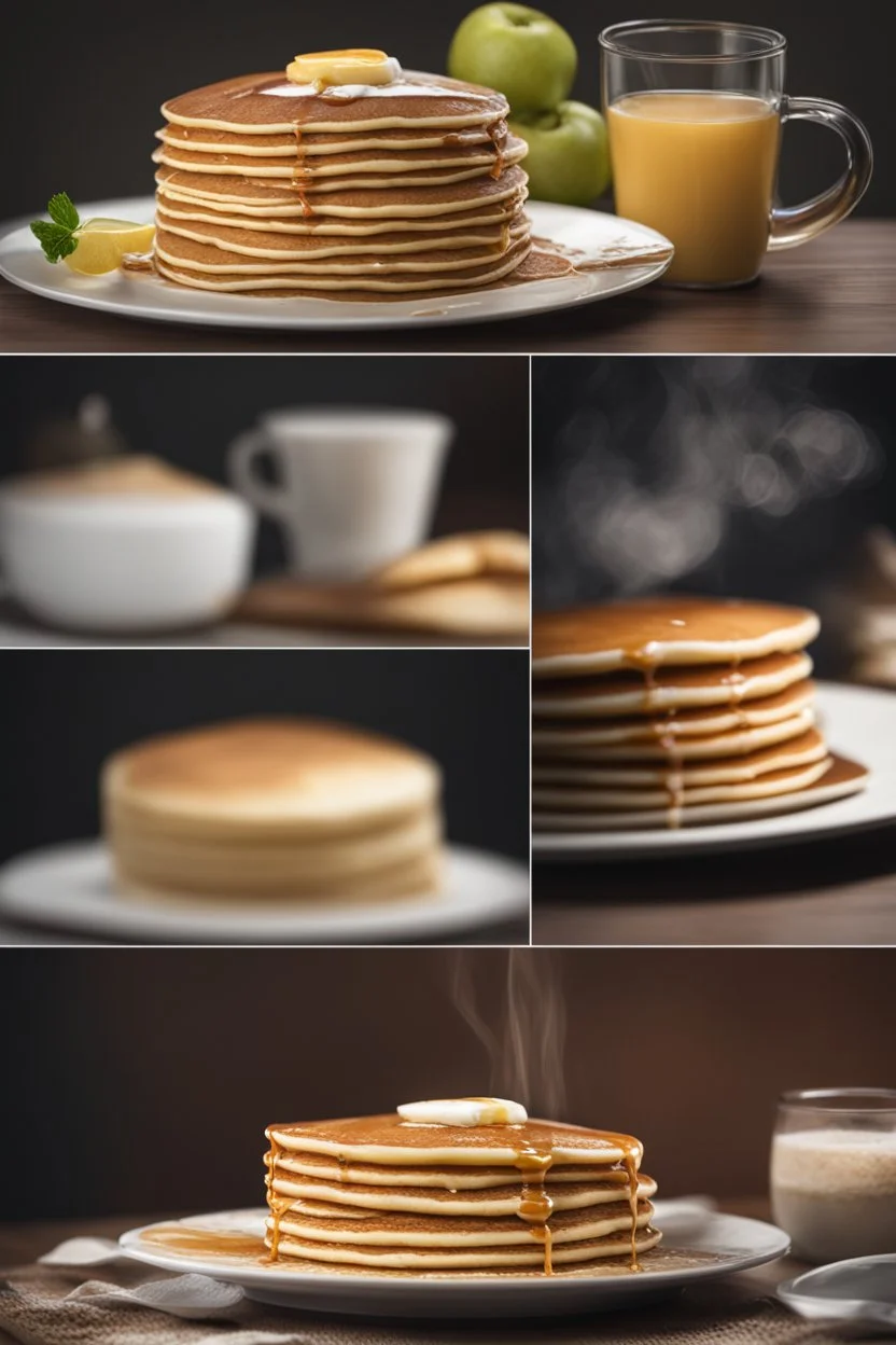 A hyper-realistic, a pancake . full size ,Photo Real, HOF, full size, practicality,manufacturability,performance, (((realism, realistic, realphoto, photography, portrait, realistic, elegant, charming, , professional photographer, captured with professional DSLR camera, trending on Artstation, 64k, ultra detailed, ultra accurate detailed, bokeh lighting, surrealism, Thomas Kinkade backgroun