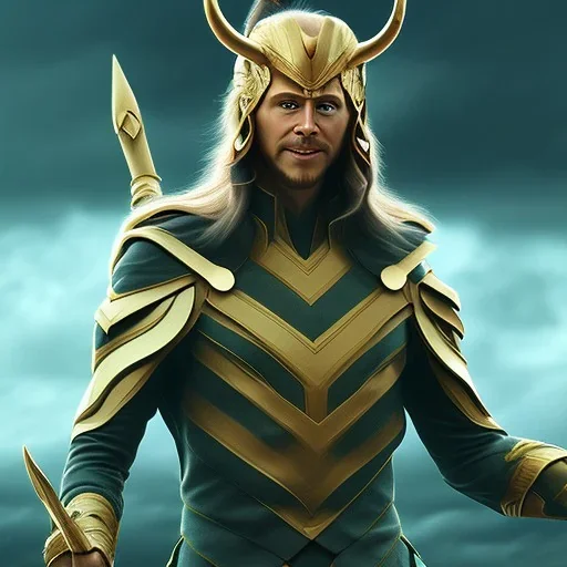 anime loki norse mythology face 8k quality