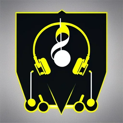 a logo attractive for an application of music for sport and workout