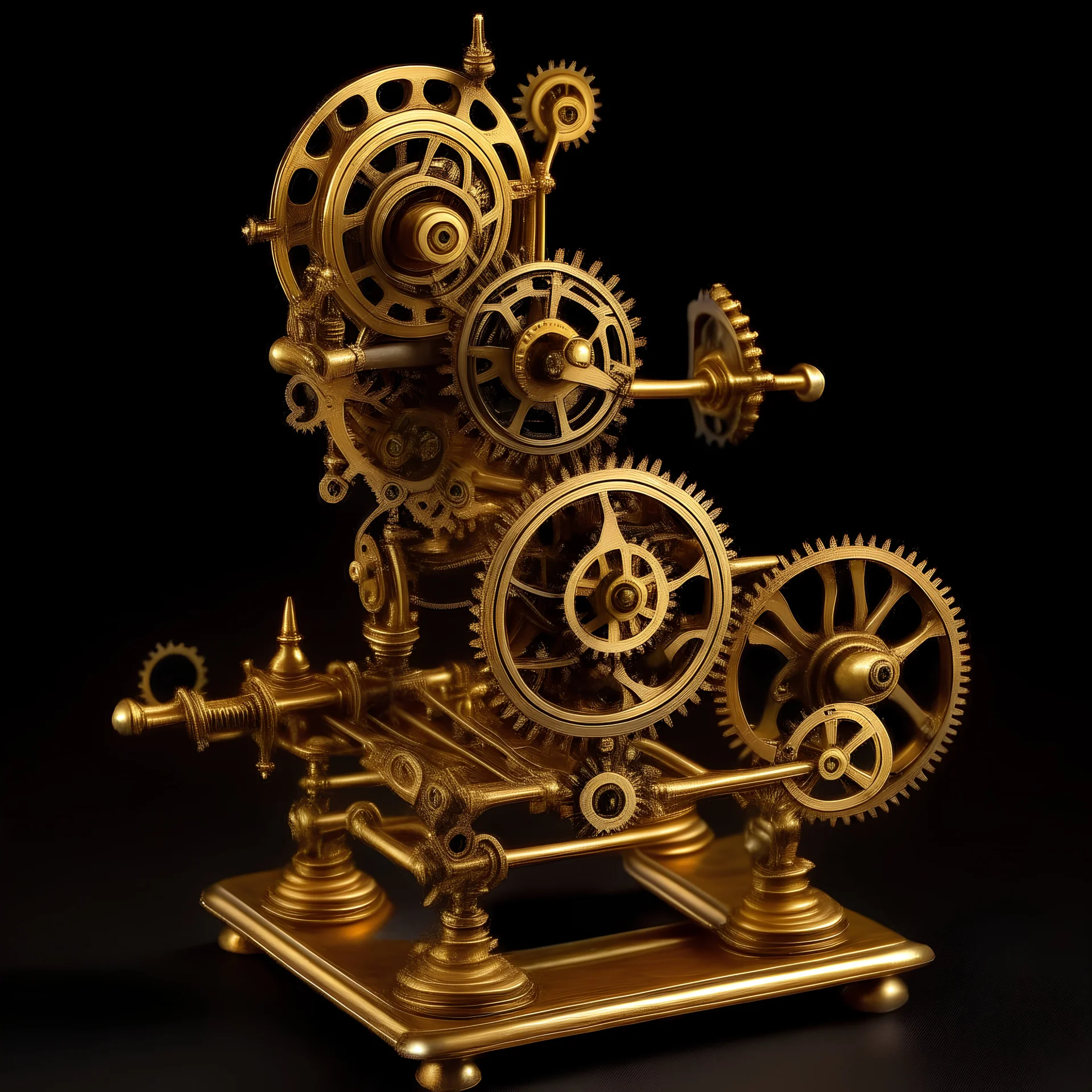 Clockwork Assembler Small construct, unaligned Description: The Clockwork Assembler, a diminutive marvel of mechanical ingenuity, stands at three feet in height. Fashioned from gleaming brass and intricate gears, its form echoes the precise craftsmanship of a master engineer. A network of small articulated limbs extends from a central core, each terminating in nimble fingers armed with precision tools. The tiny limbs move with an uncanny dexterity, orchestrating an intricate dance of craftsman