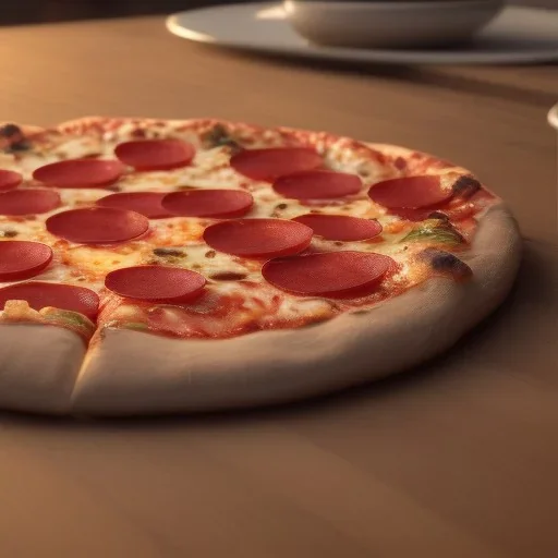 Realistic italian Pizza, hot, delicius, ultra detail, unreal engine 5, octane render