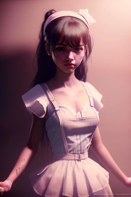 Maid girl,beauty,super detailed,photography,hiper realístic,ultra-defined, detailed,highly-detailed, beautiful detail,vivid,atmospheric, realistic,cinematic photorealistic