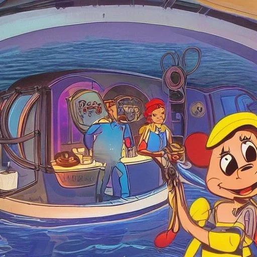  Jules Vernes submarine Disney style