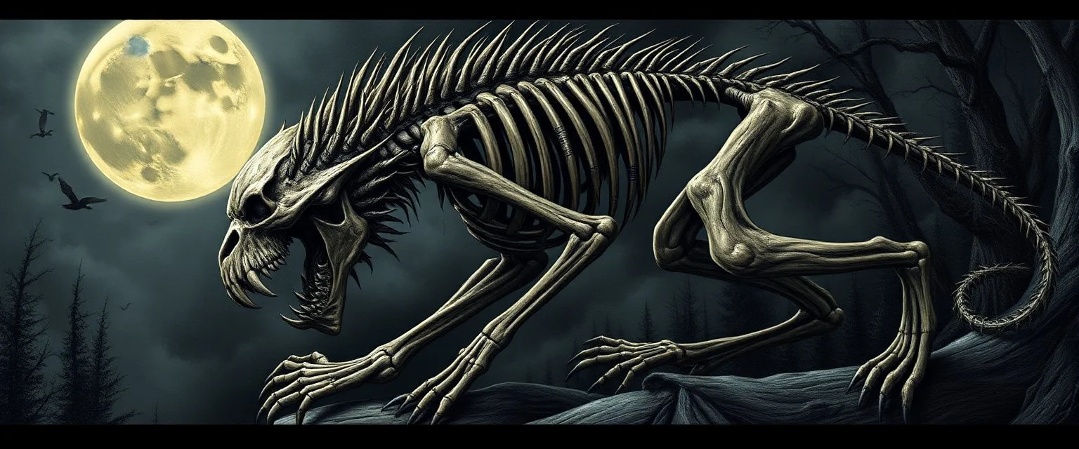 Ben Daglish & Anthony Lees Werewolf Skeleton