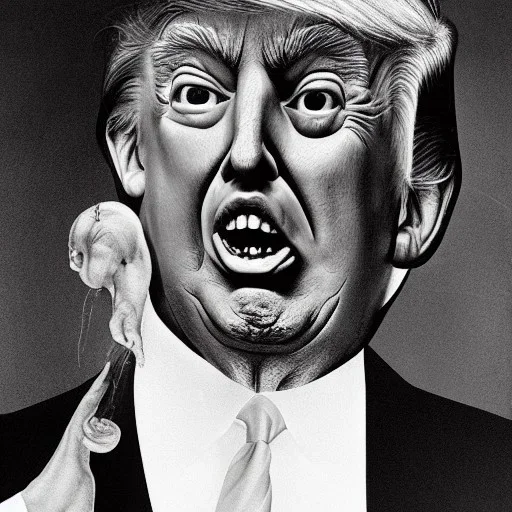 trump by dali