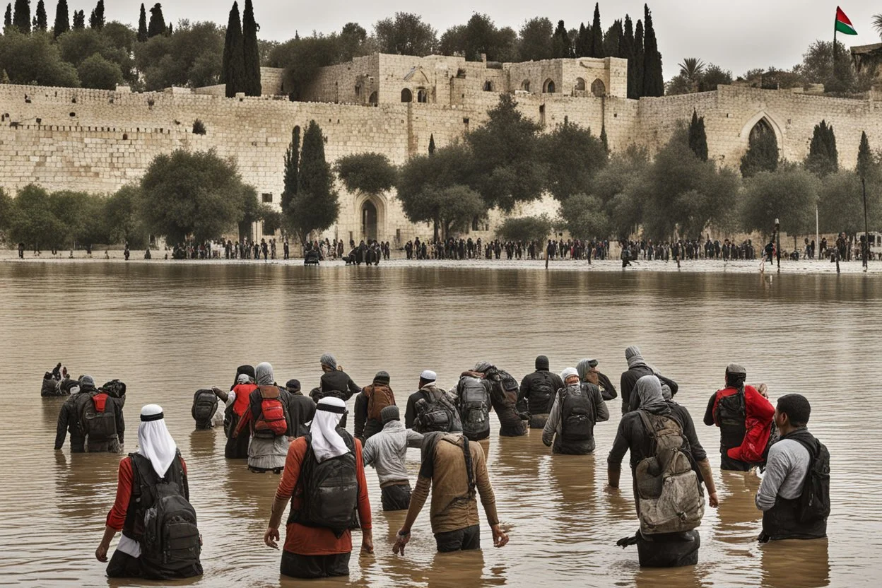 poster for palestine resistance al aqsa flood