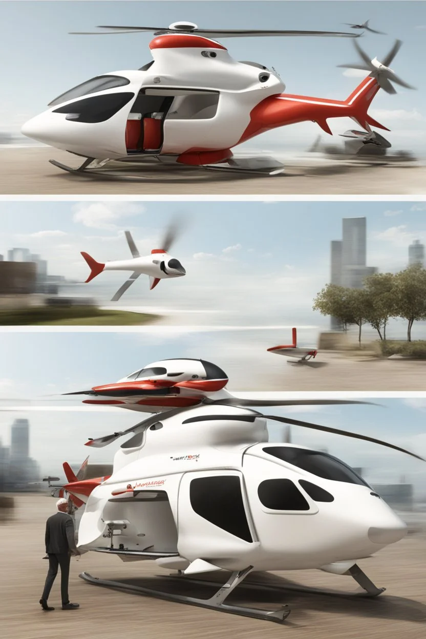 ideation air ambulance inspired by shark