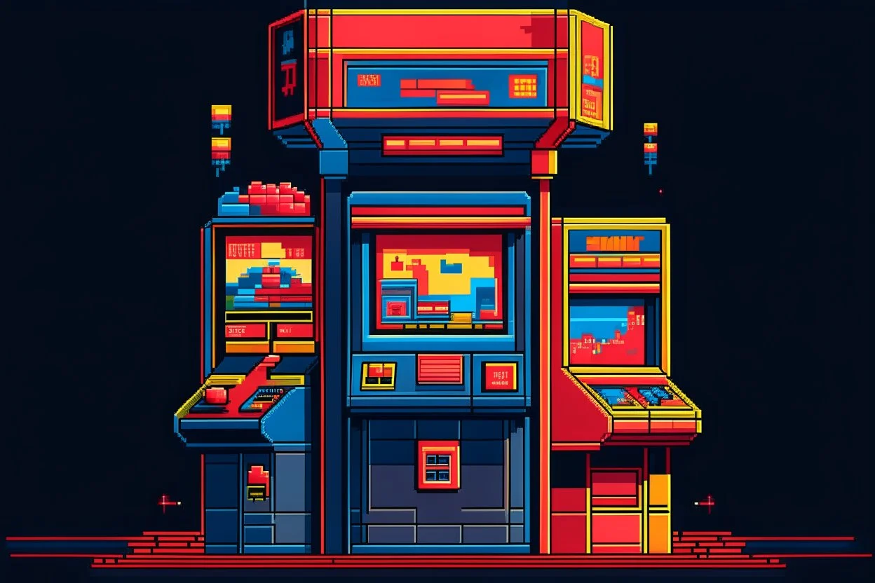 8bit arcade design