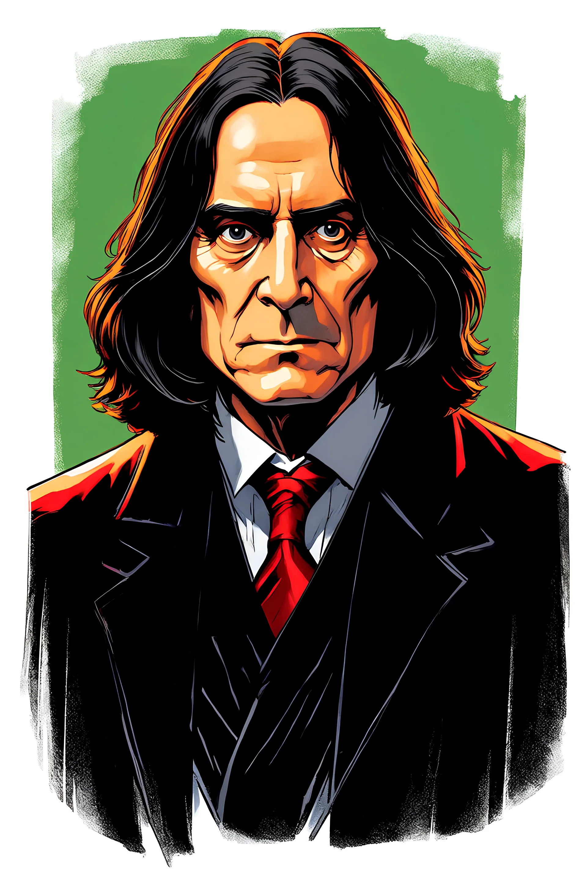 Half vampire Severus Snape