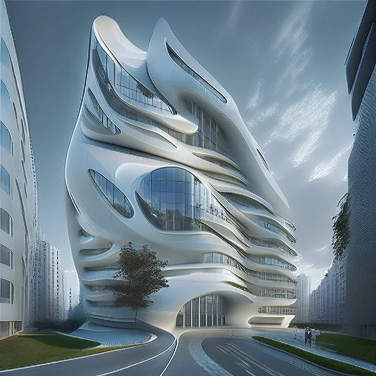 Edificio de apartamento Zaha Hadid arquitectura