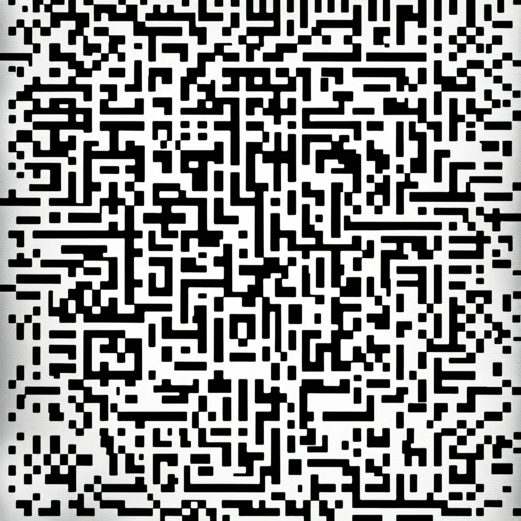 A magazine cover designed to look like a QR code.