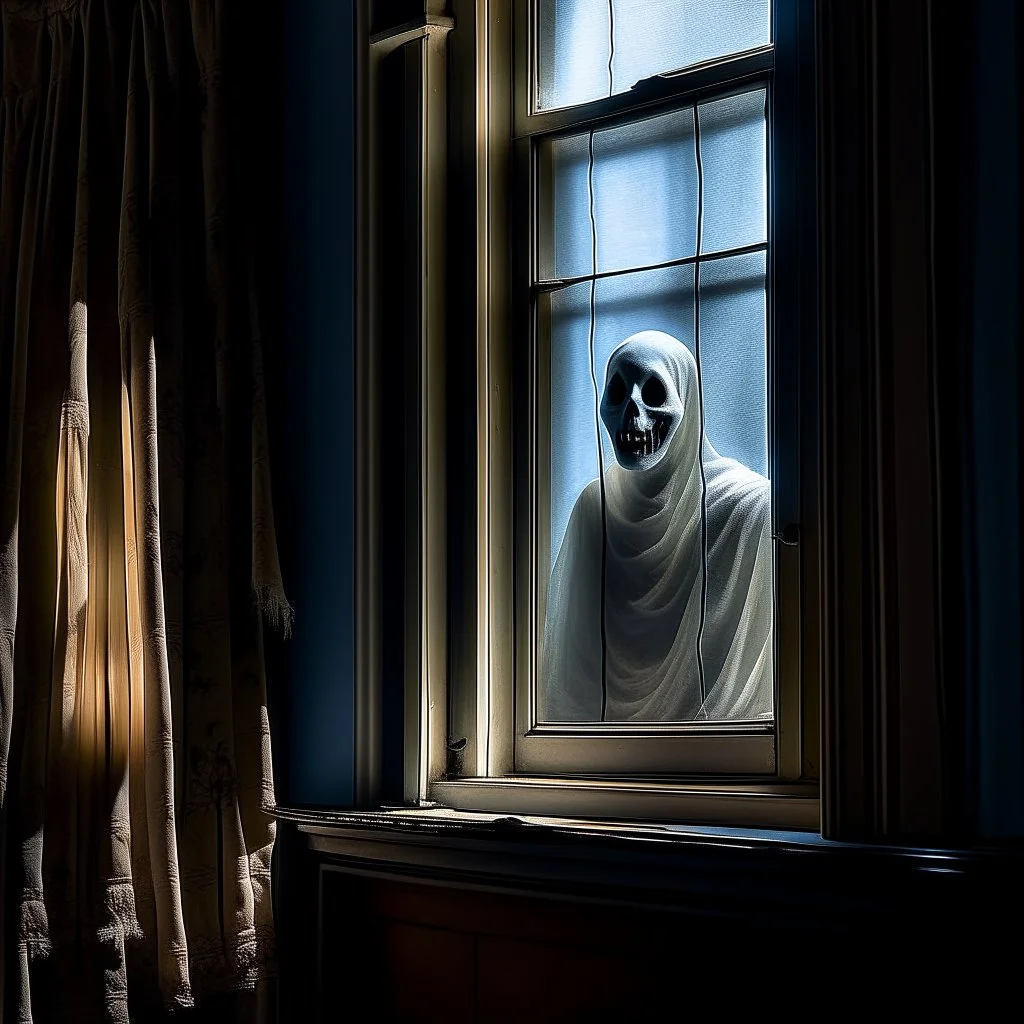 GHOST ON THE WINDOW