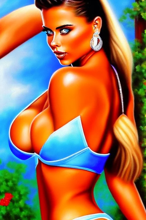 Adriana Chechik as painted by DaVinci