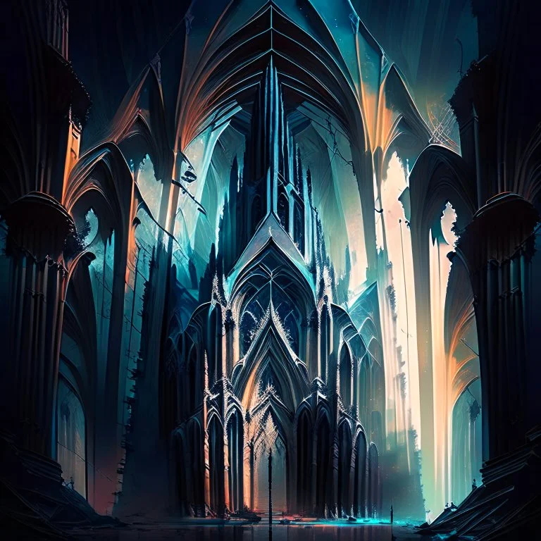 digital artwork cathedral