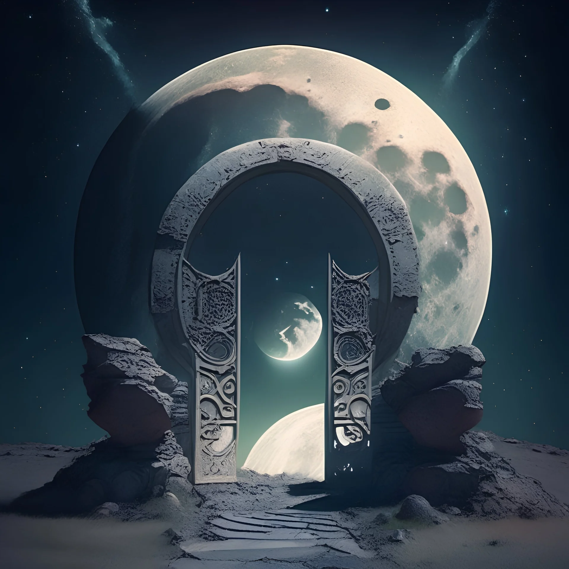 Tori gate on moon