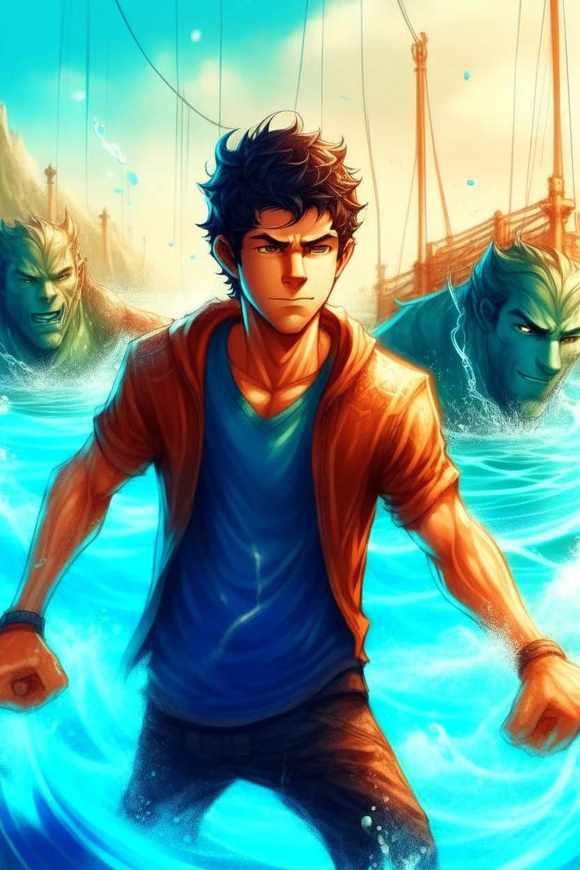 Percy Jackson with water powers