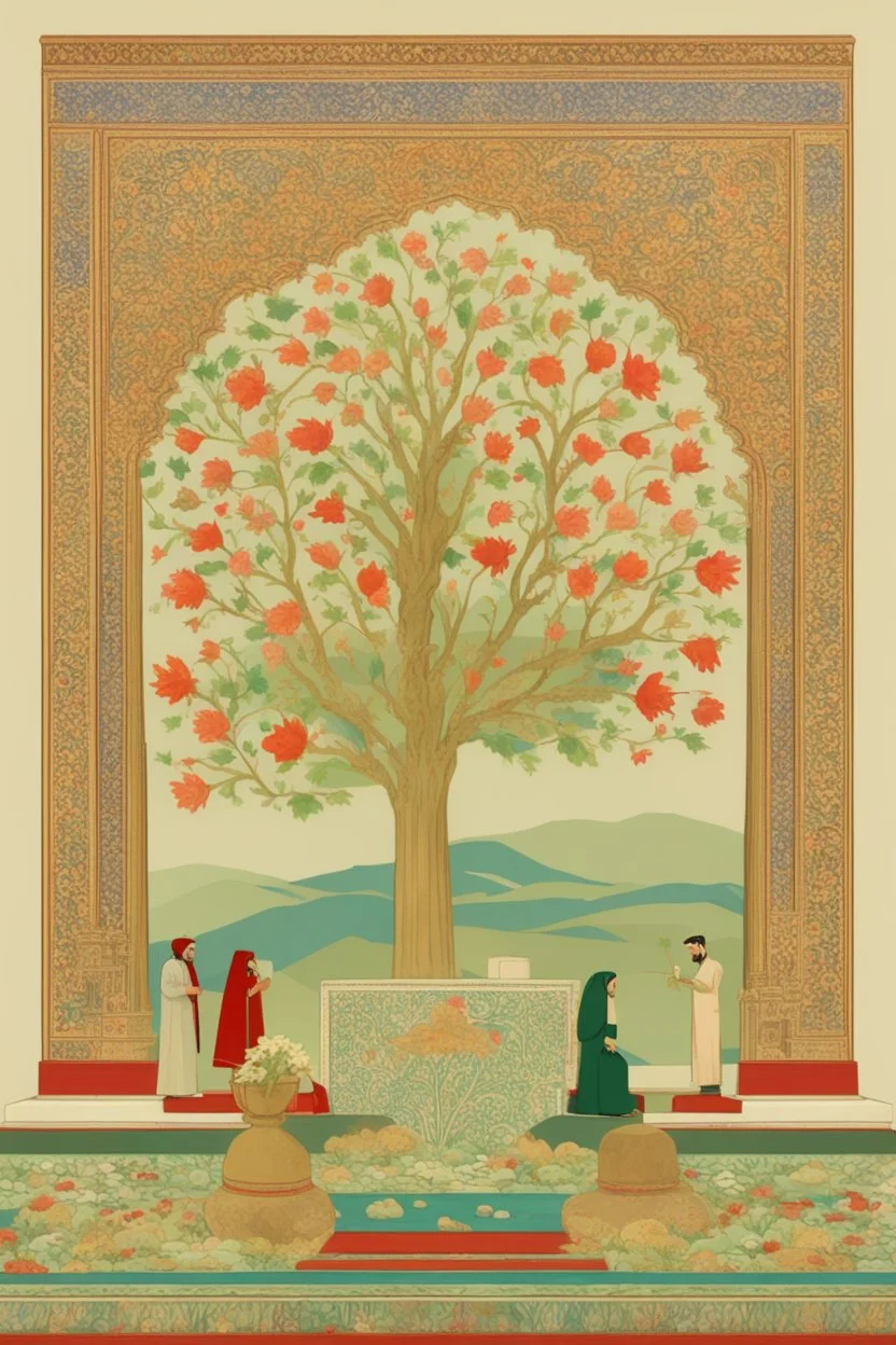 Nowruz - Spring - Persepolis - Ancient Iran- digital art