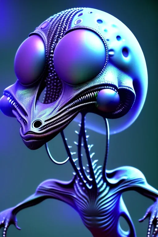 full length aliens clean art NFT, blender 3d