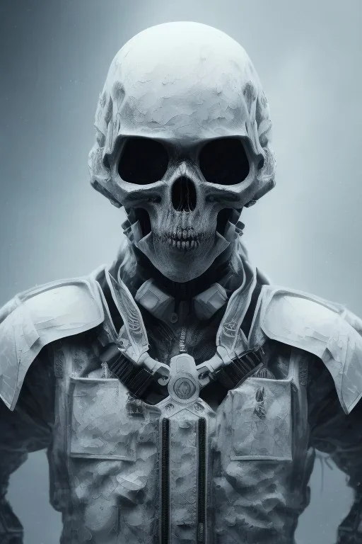 All Black british soldier, ghost, wearing high tech skull mask, white smoke, dark, rage, sorrow, high definition, ultra 8 k, volumetric lighting, blue fire, fog