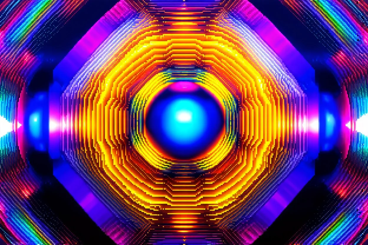 3d Kaleidoscope recursive made of a metallic random color pearl spheres,hexagon diamonds, turning many times likr Spirograph drawing Kaleidoscope Ruler Set creation
