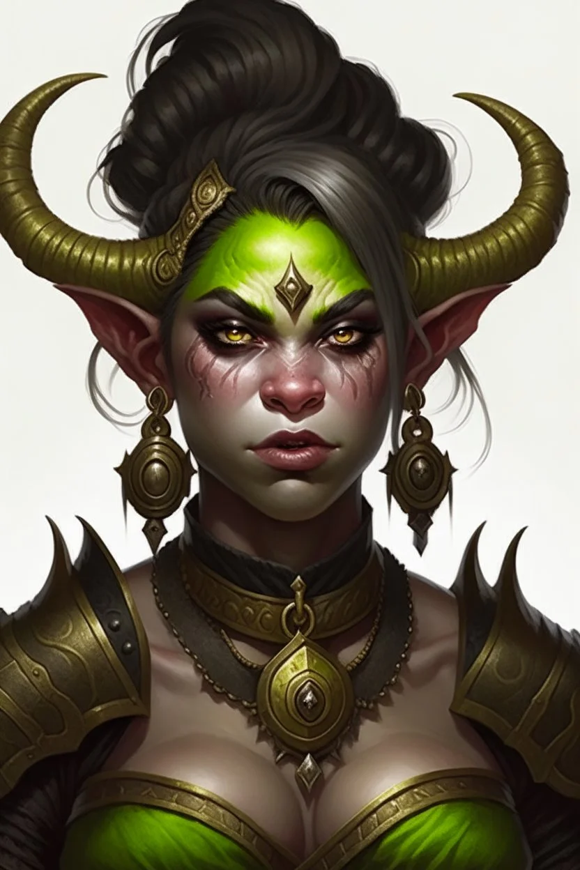 beautiful monsterous orc woman