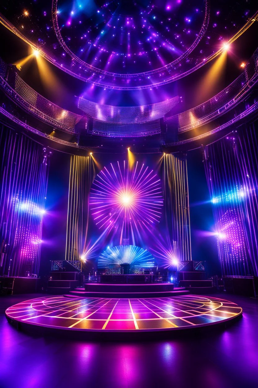 luxury disco stage