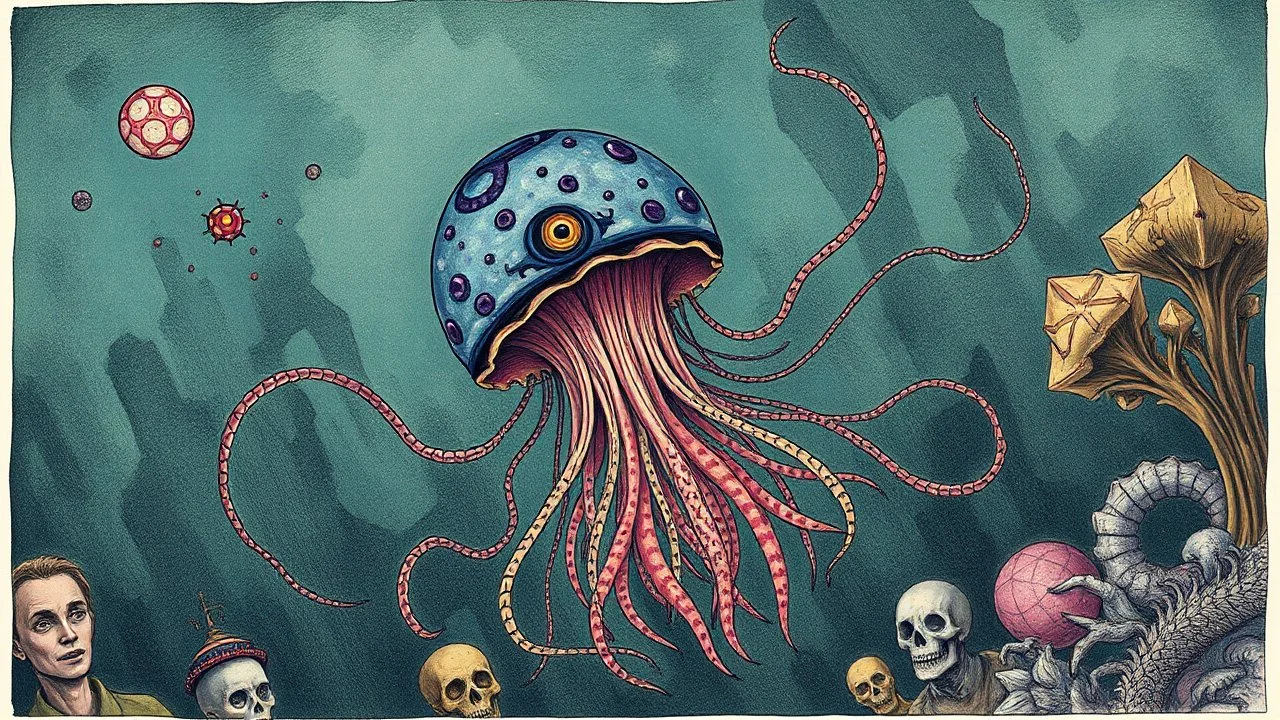 jellyfish by Android Jones and Jason Botkin