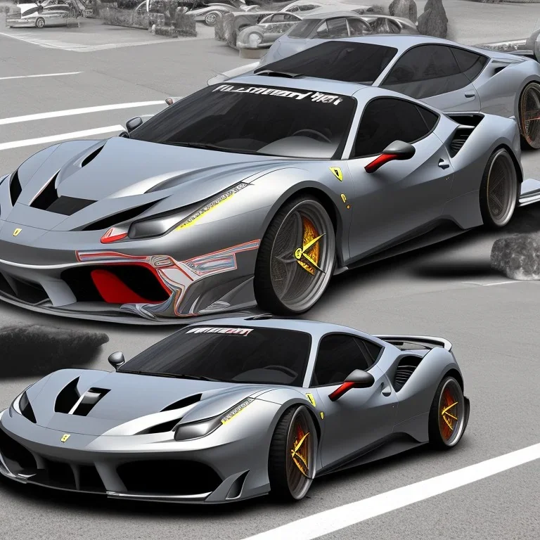 modified ferrari 488