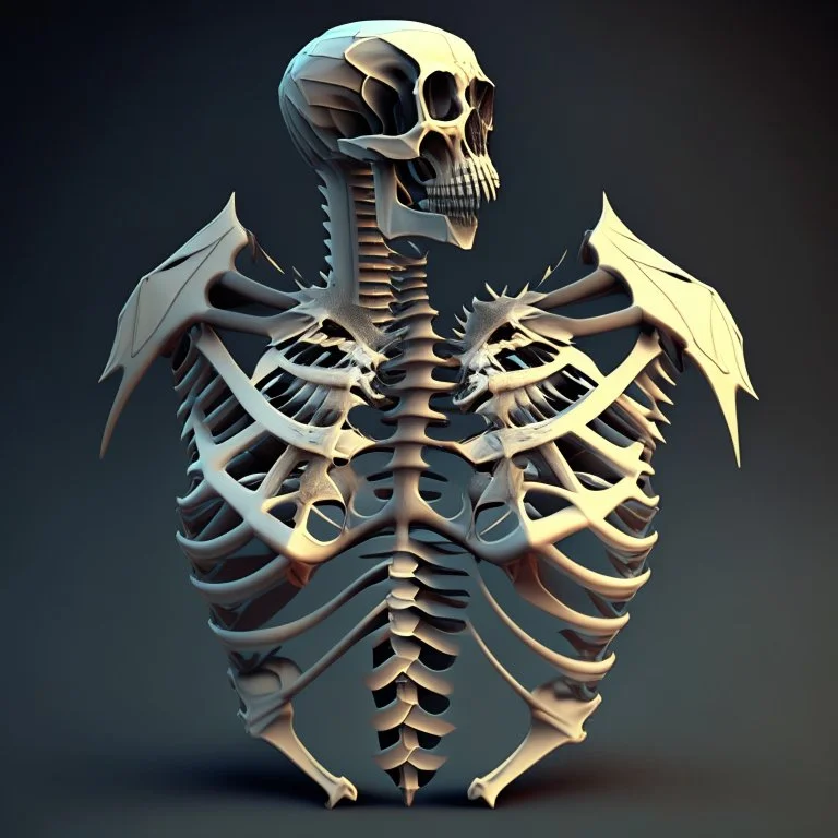 chest spikes bones