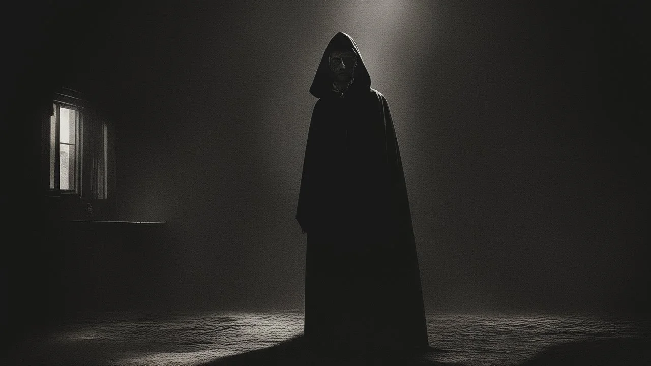 صورة ملفك الشخصي تظهر بمشهد مرعب وغامض، مع ظلال مظلمة وإضاءة غير متوقعة تبرز تفاصيل مخيفة، مما يثير القشعريرة والخوف لدى الناظرين.