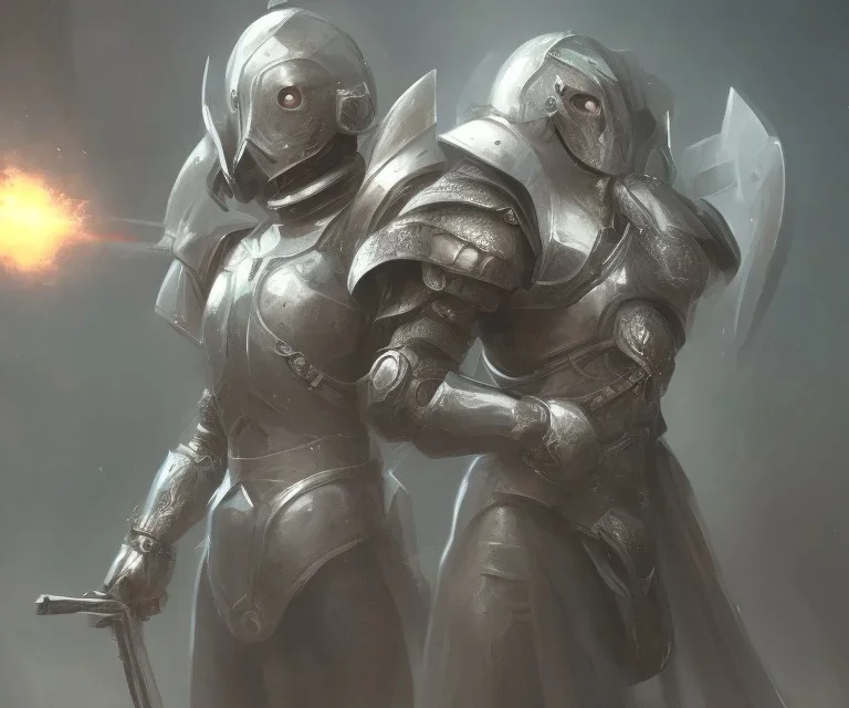 knight, sci-fi, magic armor, concept art, cinematic