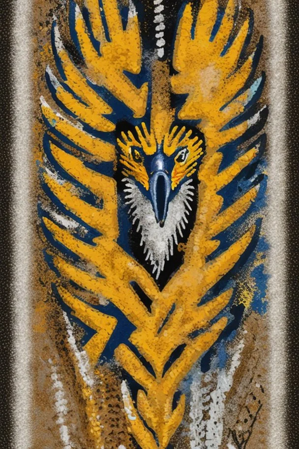 west coast eagles aboriginal dot painting guernsey