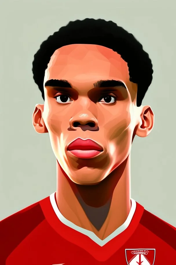 Trent Alexander-Arnold English soccer player player 2d cartoon