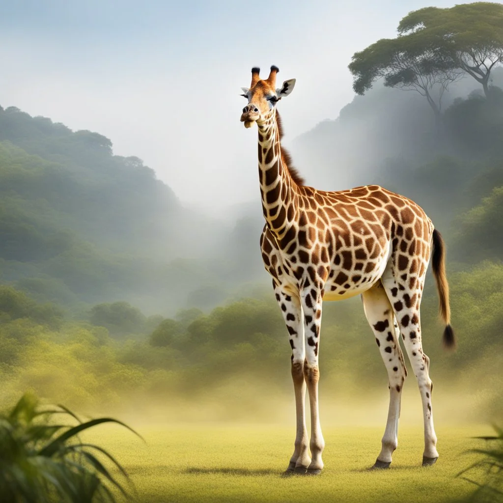 remote control: in the jungle when the majestic giraffe, known for its towering grace, paraded around with a remote control in its slender mouth. With a mischievous glint in its eyes, the giraffe deftly manipulated the device, turning heads and eliciting gasps of disbelief from the watching creatures.