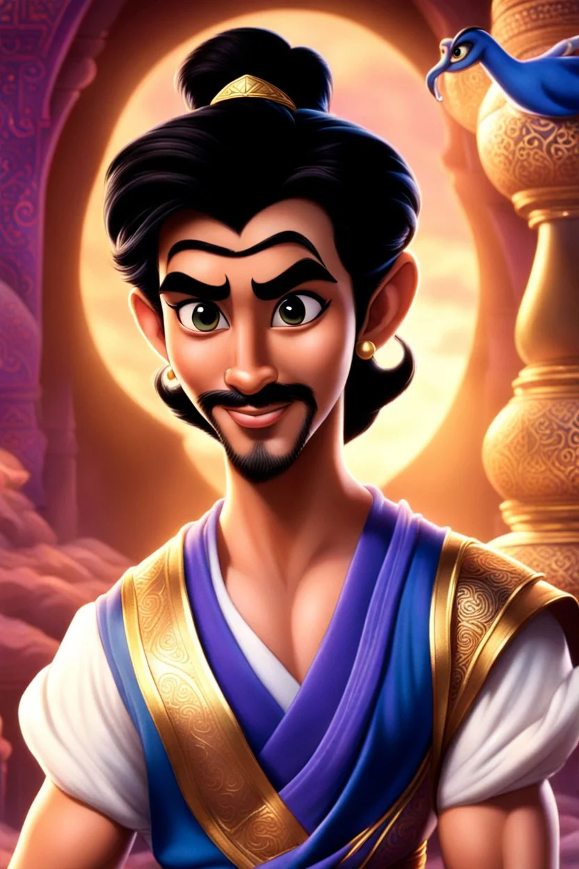 disney aladdin with asian eyes