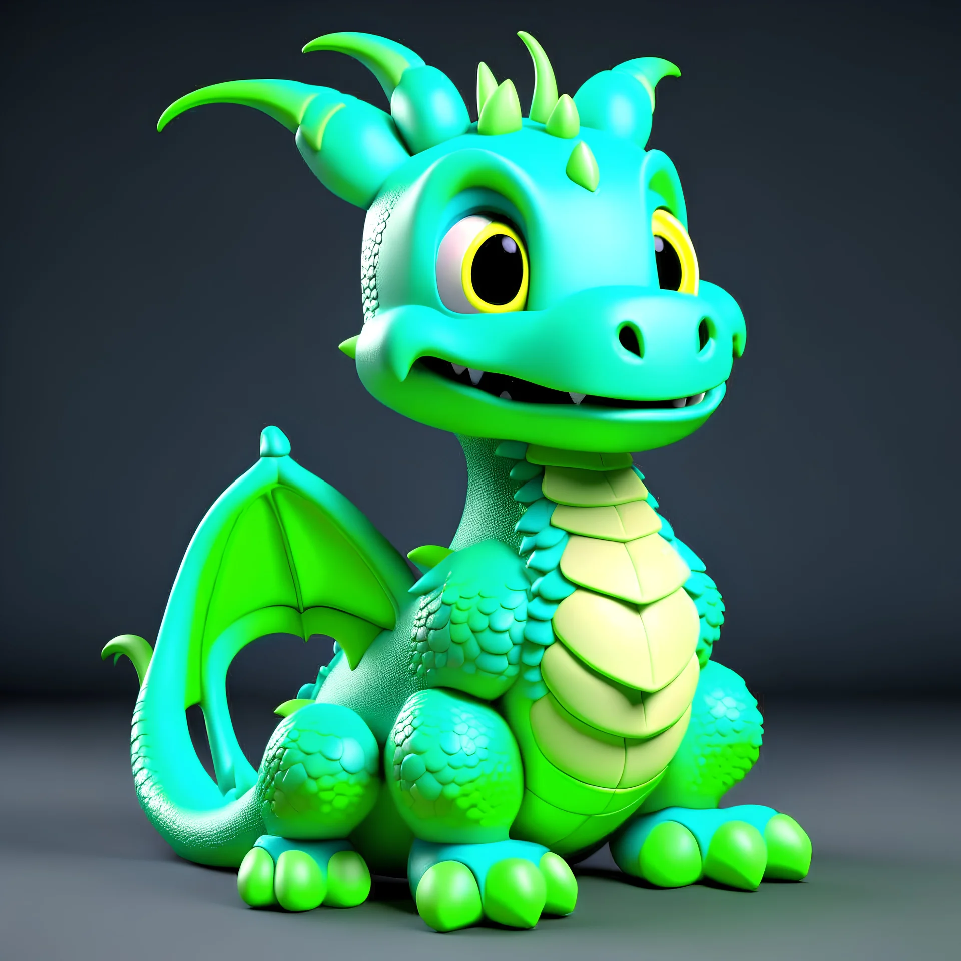 cute dragon 3D