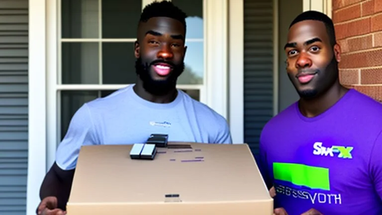 Tyrone takes ps5 controller from fedex delivery on porch