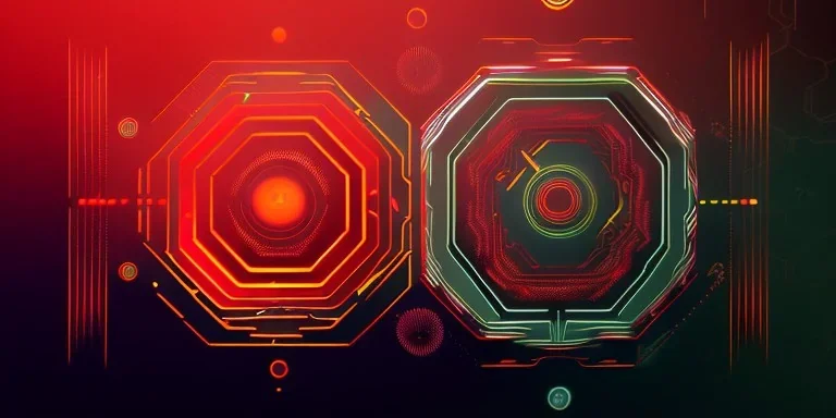 Vector technology abstract background with dynamic amorphous vector flowing gradient particle water curve waves and modern red, yellow, orange lines. Retro futurism geometric, cyberpunk.