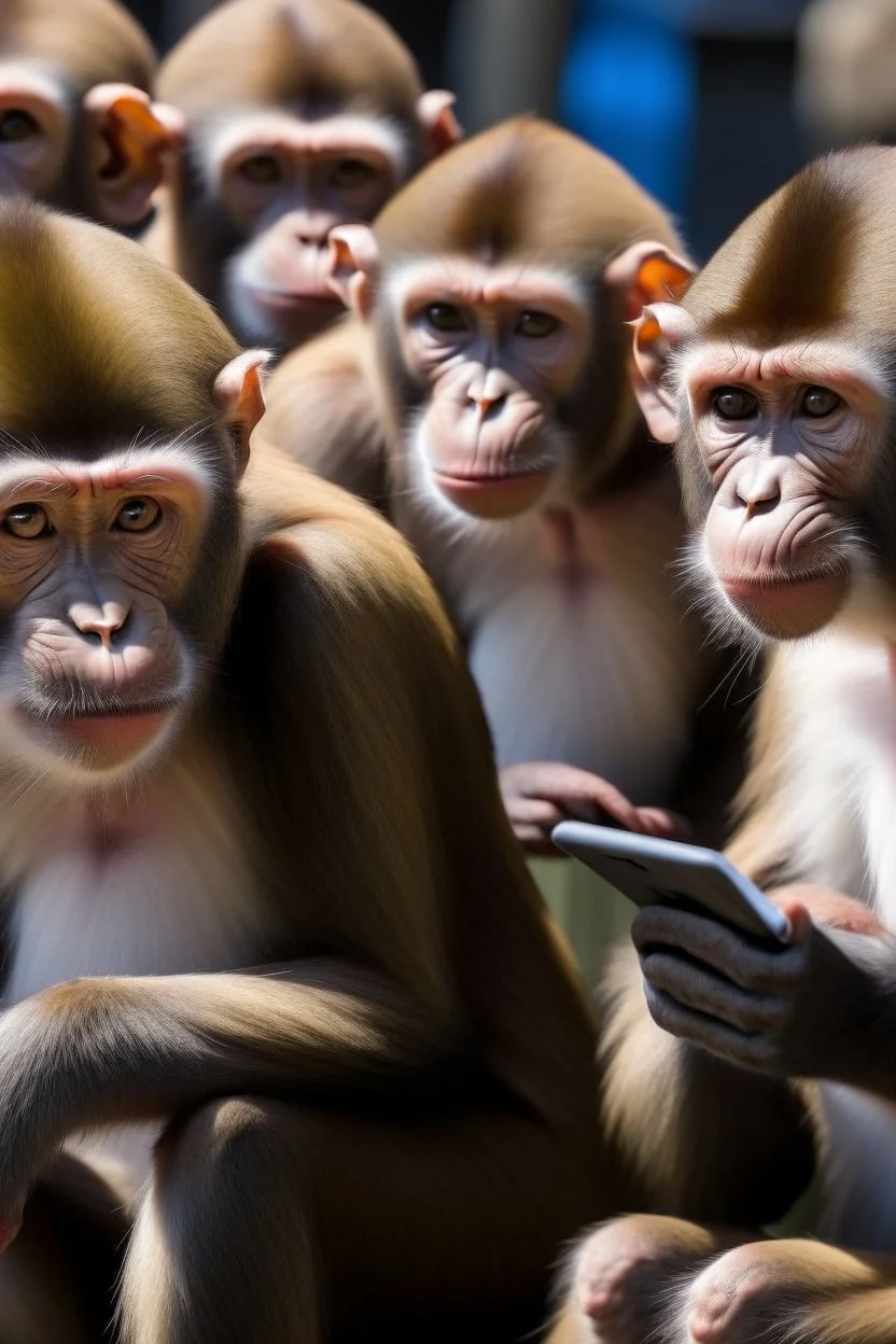 aber der ser på telefon