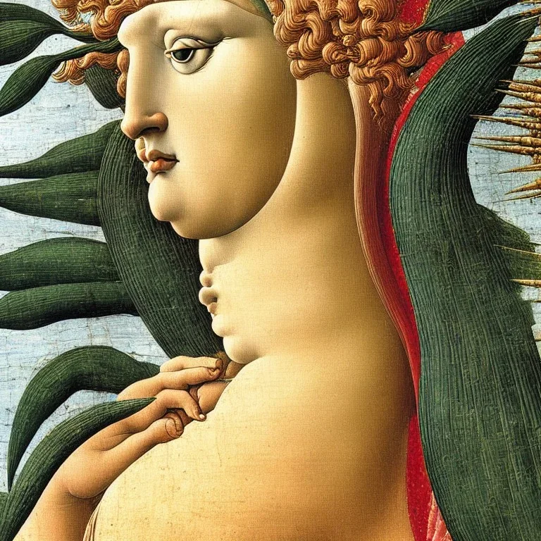 close up of vulva by botticelli