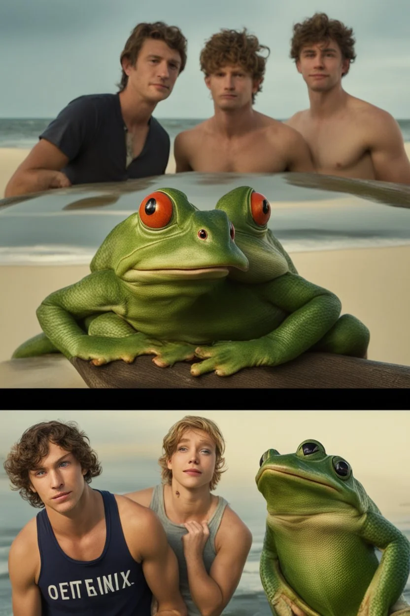 Netflix's Outer Banks cast But they’re all Frogs