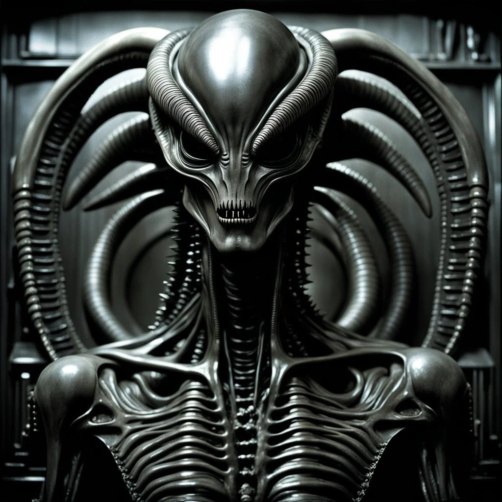 One of HR Giger's most famous creations is the xenomorph alien from the film Alien. Giger was hired by director Ridley Scott to design the alien creature for the 1979 sci-fi horror film, which went on to become a cult classic. Giger's design for the alien was inspired by his biomechanical style, featuring a sleek and horrifying creature with a biomechanical exoskeleton, elongated head with a phallic shape, and a mouth within a mouth. The alien created by Giger is known for its unique and menaci