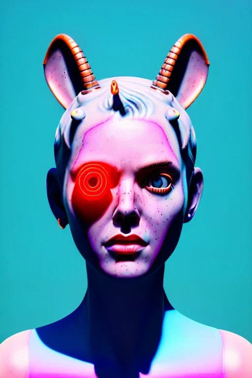 Fashion Portrait, tank girl pin-up, make up, natural busty, retro futuristic style, glow eyes, cinematic, Ultra realistic, jimmy marble artist style, wide angle view, soft color, highly detailed, unreal engine 5, ray tracing, RTX, lumen lighting, ultra detail, volumetric lighting, 3d, finely drawn, high definition.