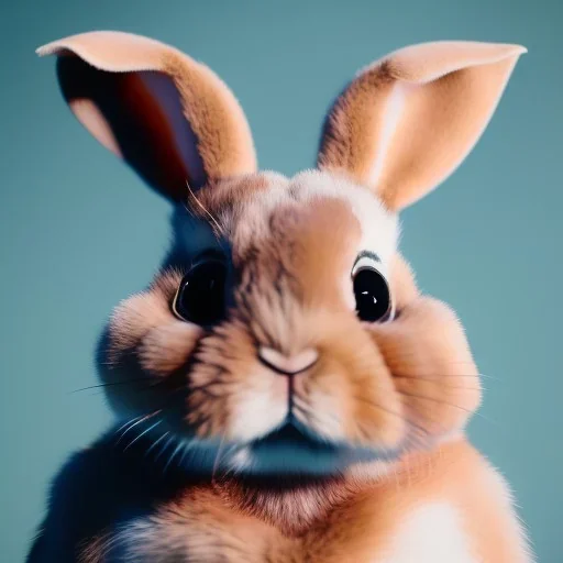 Cute rabbit, Wearing make up avatar pandora